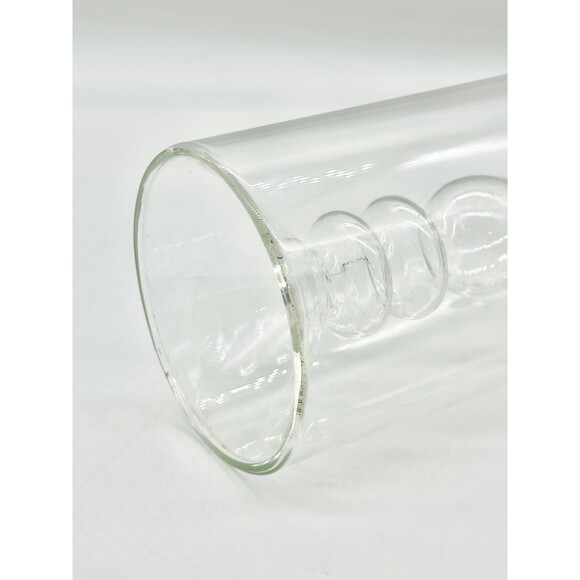 Hand Blown Glass Tea Light Votive Candle Holder Hurricane Style - Picture 3 of 6